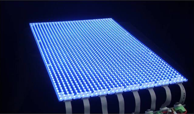 联曼光电LED贴膜屏面板产品展示