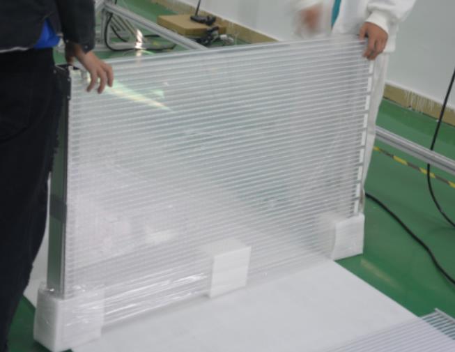 LED贴膜屏P10箱体面板展示